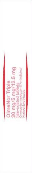 Olmenor Triple 20/5/12.5mg